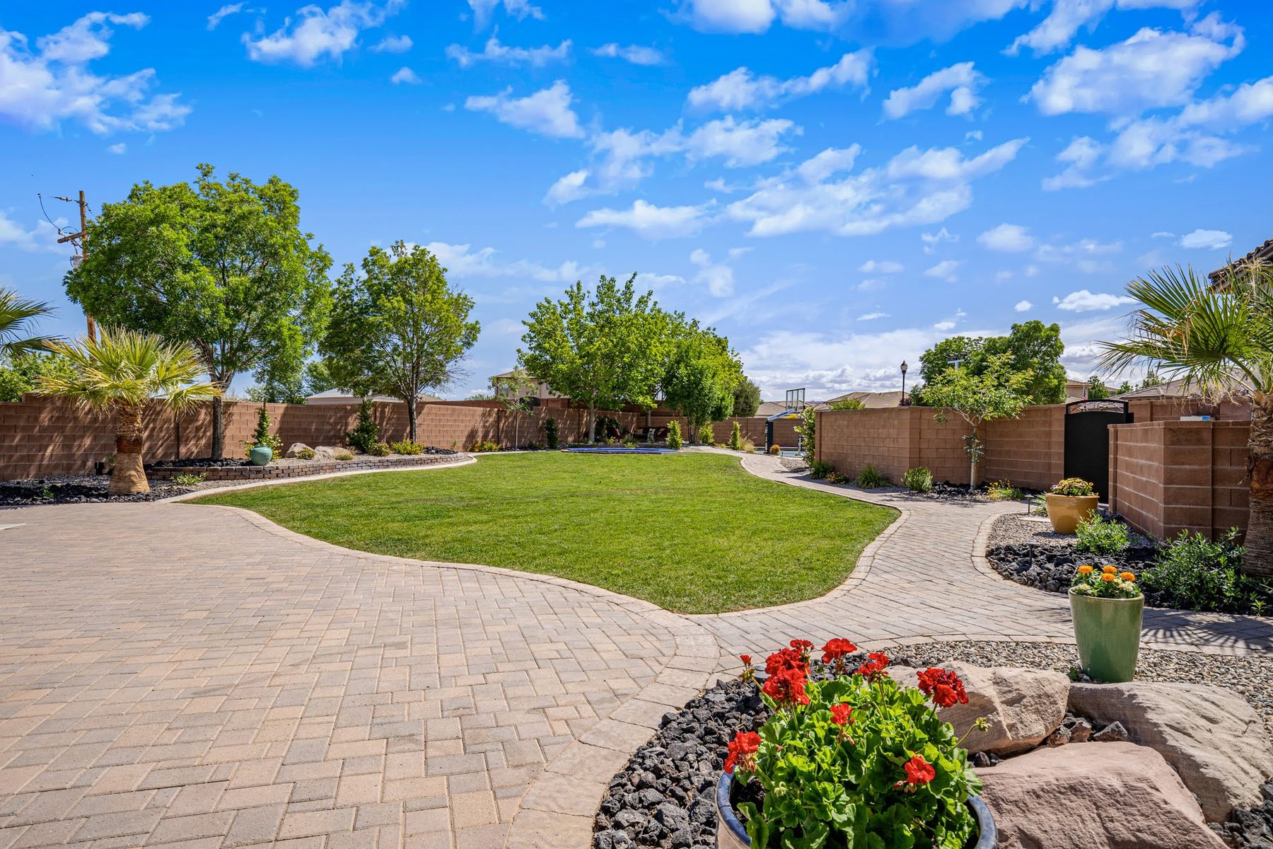 Spilker completed landscaping project